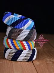 4 colorful beaded maasai bracelets