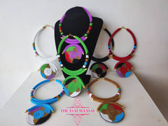 7 Mixed Colors Wholesale Maasai Necklaces