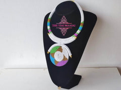 Daily Wear Maasai Beaded Necklace | Colorful & Lightweight Kenyan Craft