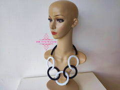 Bold Maasai Beaded Pendant Necklace