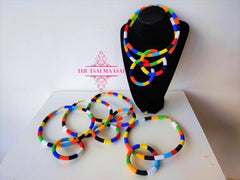 6 Colorful Wholesale Maasai Necklaces