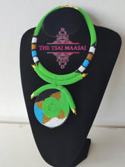 Daily Wear Maasai Beaded Necklace | Colorful & Lightweight Kenyan Craft