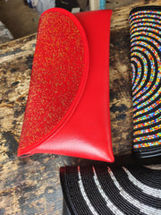 Bold & Beautiful Beaded Clutch bag