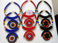 6 Classic Maasai Beaded Choker