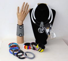 The African Maasai Beads Jewelry Combo set