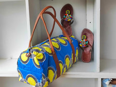 Ankara Bag + Maasai Sandals Set