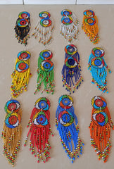 12 Frills Elegant Mixed Wholesale Maasai Earrings