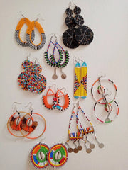 10 pairs Pairs Mixed Wholesale Maasai Earrings