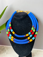 Colorful Handmade Maasai Bead Necklace