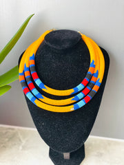 Colorful Handmade Maasai Bead Necklace