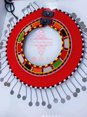 Ceremonial Beaded Necklace with matching bracelets: Symbolic Beadwork | Handcrafted Storytelling