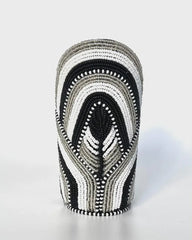 1 Leather beaded maasai cuff colorful bracelets