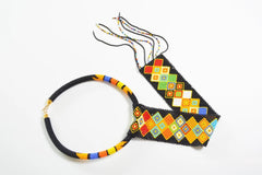 Adjustable Maasai Tie Necklace